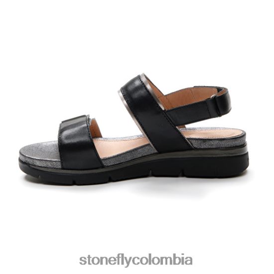 sandalias Stonefly elody 20 napa lth/s.laminado negro DDL64X124 mujer