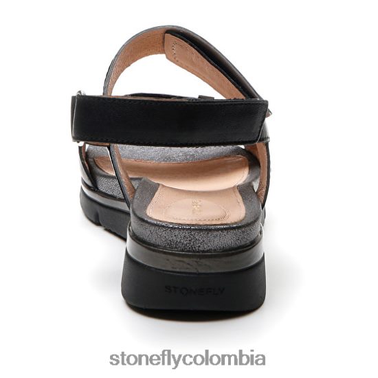 sandalias Stonefly elody 20 napa lth/s.laminado negro DDL64X124 mujer
