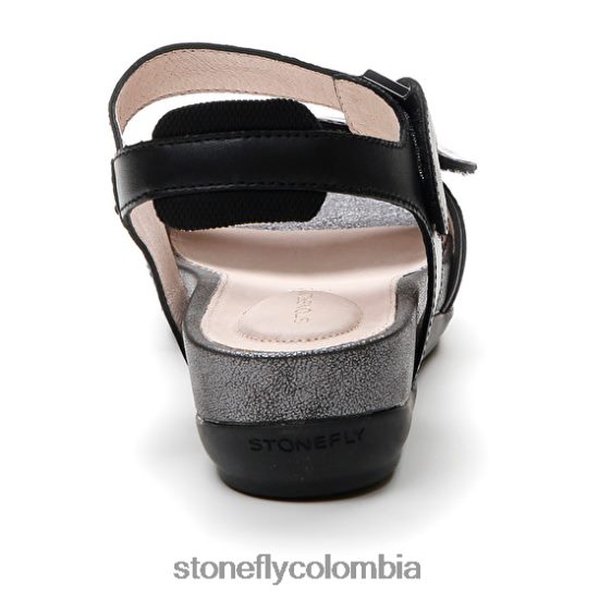 sandalias Stonefly eve 29 napa lth/lycra negro DDL64X158 mujer