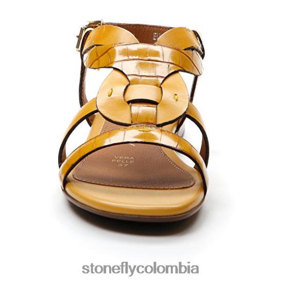 sandalias Stonefly margarita 6 becerro lth/s.cocco gofrado 69q DDL64X136 mujer