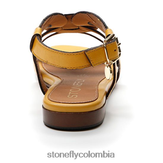 sandalias Stonefly margarita 6 becerro lth/s.cocco gofrado 69q DDL64X136 mujer