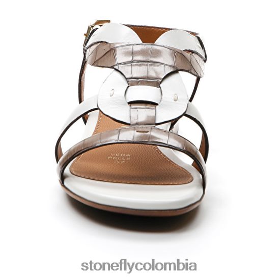 sandalias Stonefly margarita 6 becerro lth/s.cocco gofrado 99m DDL64X132 mujer