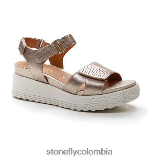 sandalias Stonefly parky 15 laminado lth champán DDL64X163 mujer