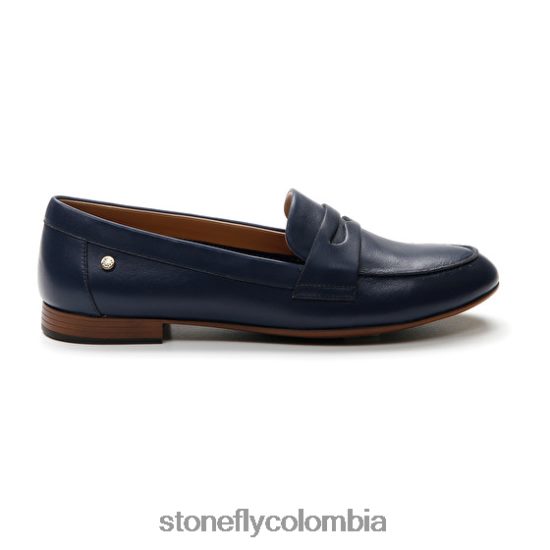 zapatos Stonefly adel 1 napa lth azul oscuro DDL64X29 mujer