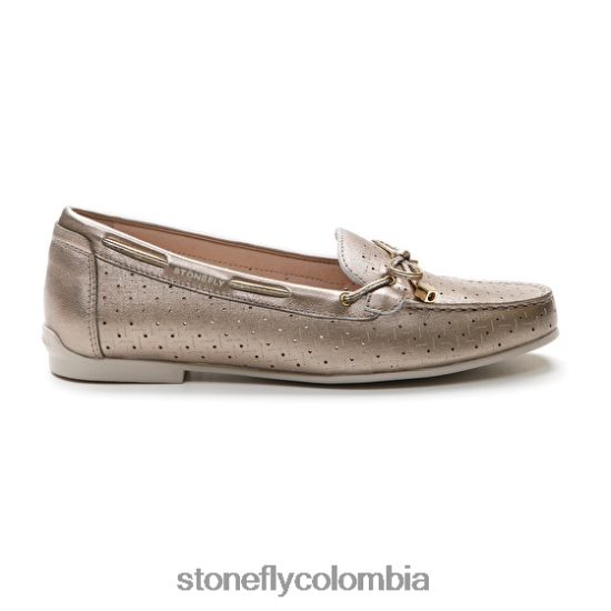 zapatos Stonefly capri iii 1 laminado lth efervescencia de metal DDL64X12 mujer