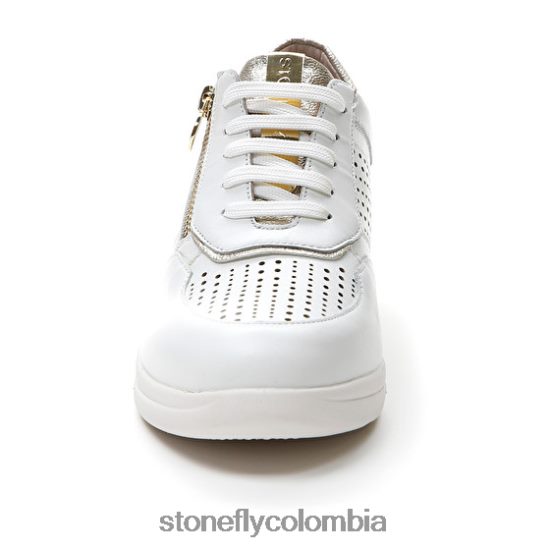 zapatos Stonefly aurora 15 napa lth blanco/astilla DDL64X98 mujer