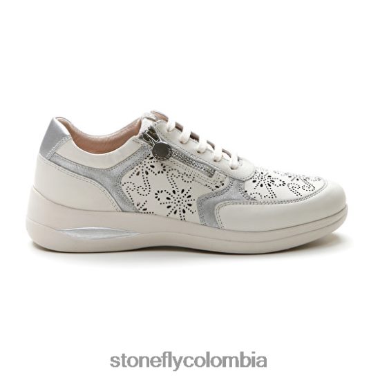 zapatos Stonefly aurora 20 napa lth blanco/astilla DDL64X96 mujer