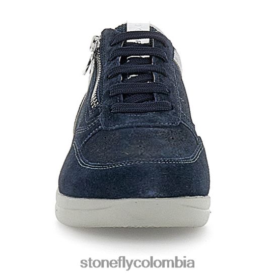 zapatos Stonefly aurora 20 terciopelo azul oscuro DDL64X95 mujer