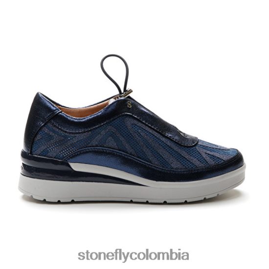 zapatos Stonefly crema 38 velour/s.laminado bandera azul DDL64X102 mujer