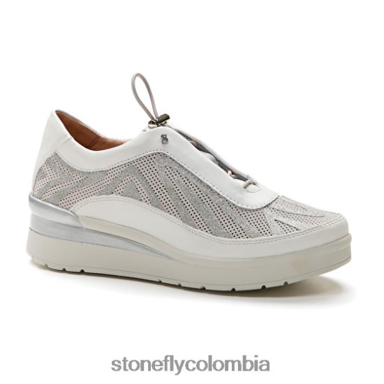 zapatos Stonefly crema 38 velour/s.nappa blanco/astilla DDL64X103 mujer
