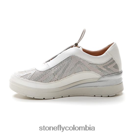 zapatos Stonefly crema 38 velour/s.nappa blanco/astilla DDL64X103 mujer