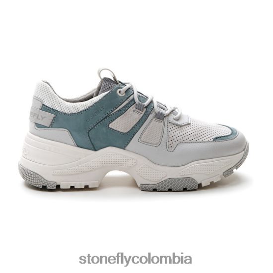 zapatos Stonefly futura 10 napa lth/nabuk/terciopelo azul DDL64X48 mujer