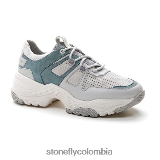 zapatos Stonefly futura 10 napa lth/nabuk/terciopelo azul DDL64X48 mujer