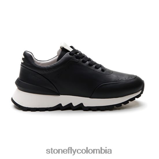 zapatos Stonefly simplemente dama 3 napa lth negro DDL64X37 mujer