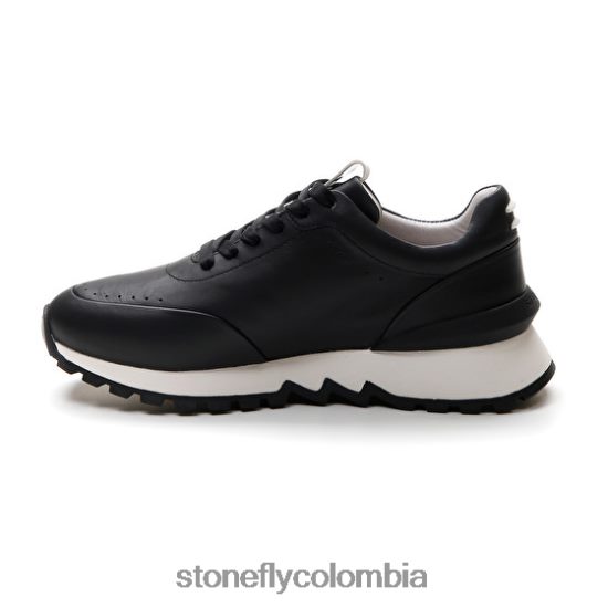 zapatos Stonefly simplemente dama 3 napa lth negro DDL64X37 mujer
