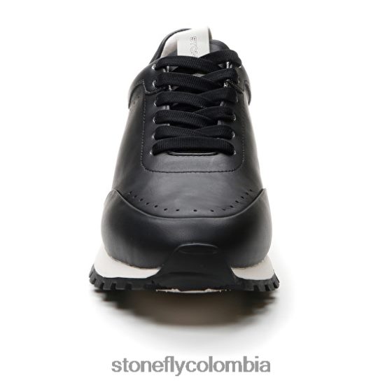 zapatos Stonefly simplemente dama 3 napa lth negro DDL64X37 mujer