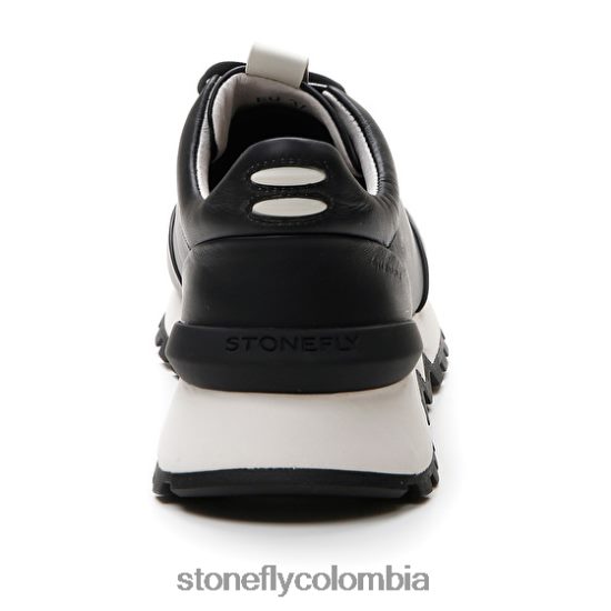 zapatos Stonefly simplemente dama 3 napa lth negro DDL64X37 mujer