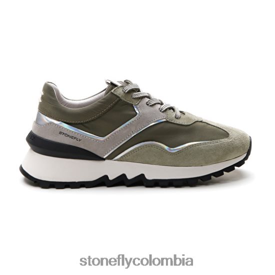 zapatos Stonefly simplemente dama 4 velour/textil 06e DDL64X36 mujer