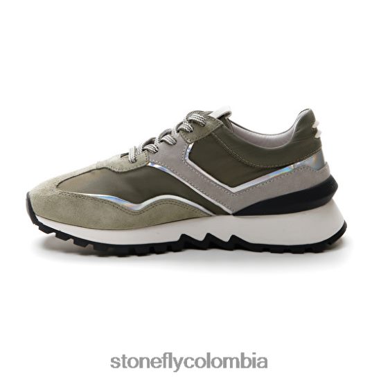 zapatos Stonefly simplemente dama 4 velour/textil 06e DDL64X36 mujer