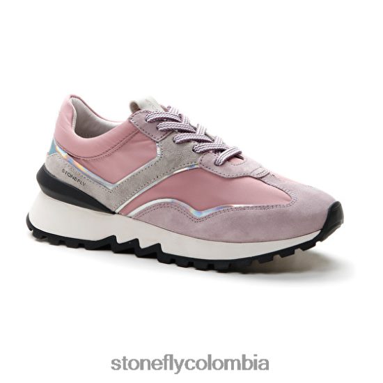 zapatos Stonefly simplemente dama 4 velour/textil 7op DDL64X40 mujer