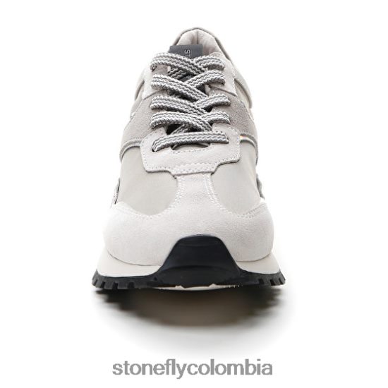zapatos Stonefly simplemente dama 4 velour/textil gris glaciar DDL64X39 mujer