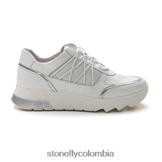 zapatos Stonefly spock 34 napa lth/textil blanco DDL64X58 mujer