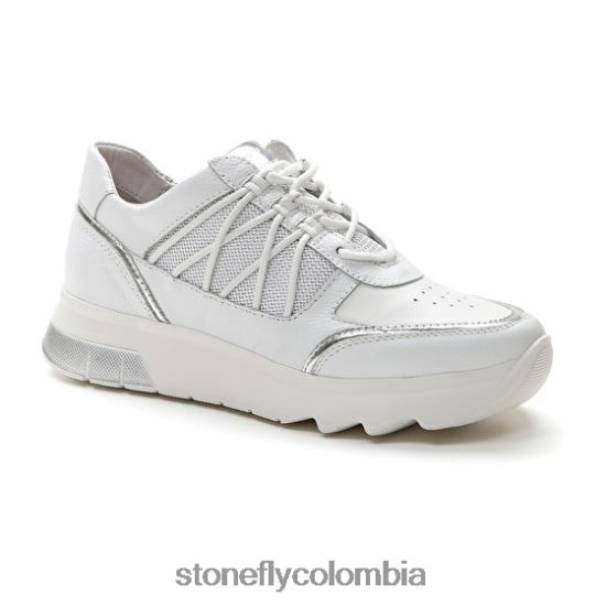 zapatos Stonefly spock 34 napa lth/textil blanco DDL64X58 mujer