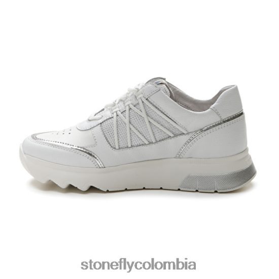 zapatos Stonefly spock 34 napa lth/textil blanco DDL64X58 mujer