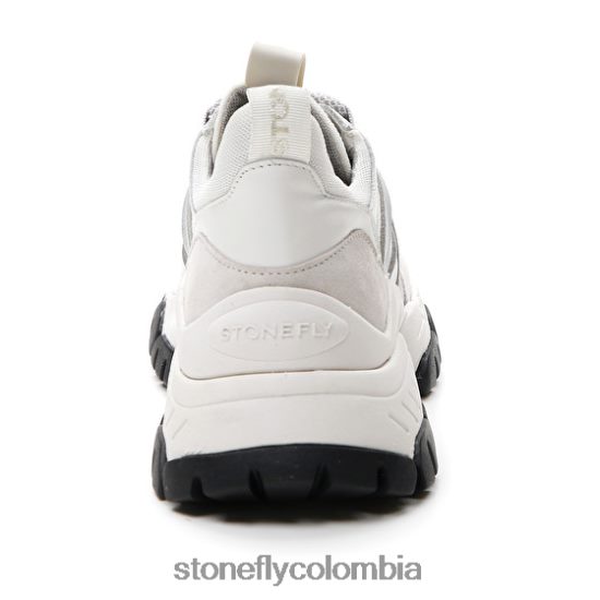 zapatos Stonefly twiggy 1 textil/napa lth/terciopelo blanco/astilla DDL64X60 mujer