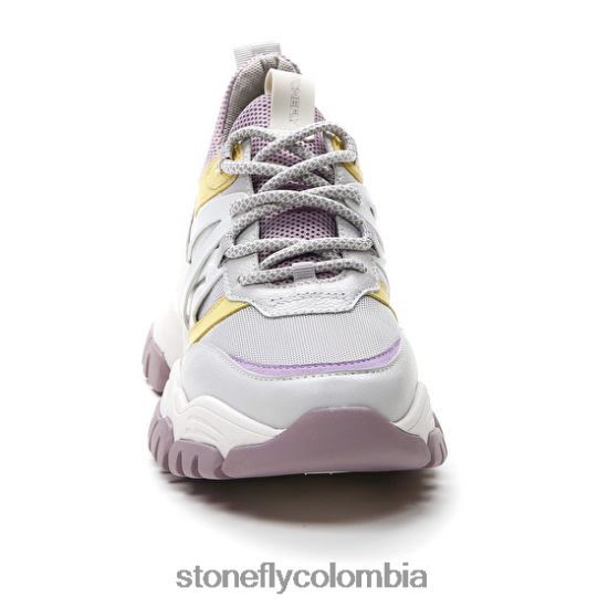zapatos Stonefly twiggy 1 textil/nappa lth morado/amarillo DDL64X59 mujer