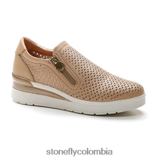 zapatos Stonefly crema 25 napa lth marrón claro DDL64X90 mujer