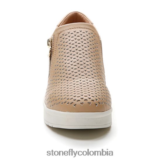 zapatos Stonefly crema 25 napa lth marrón claro DDL64X90 mujer