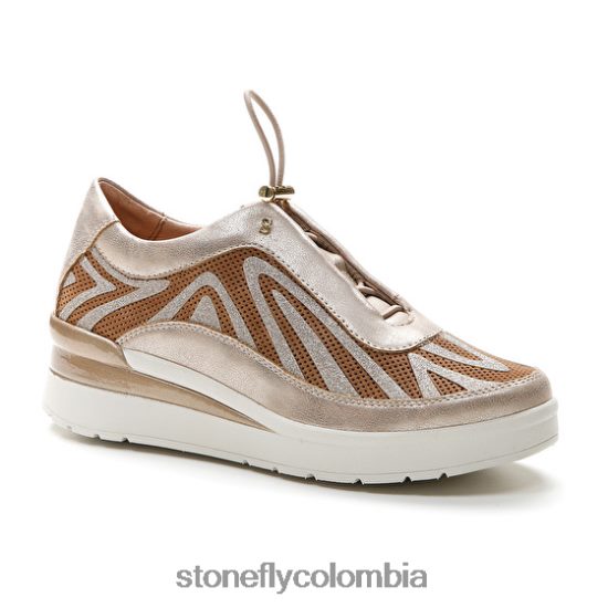 zapatos Stonefly crema 38 velour/s.laminado 220 DDL64X105 mujer