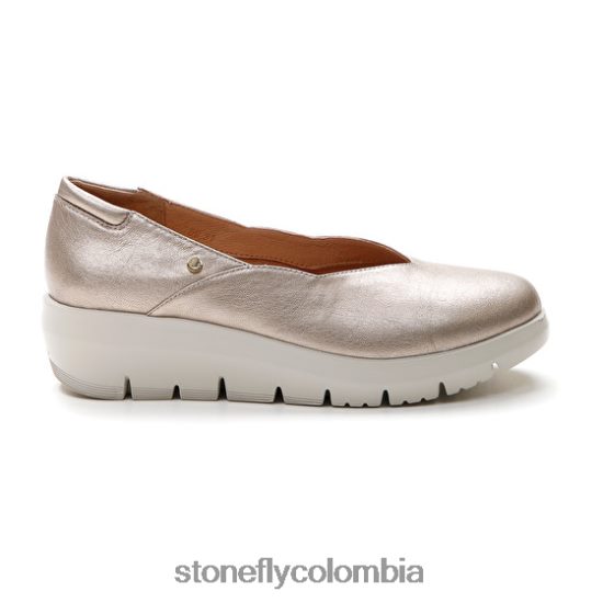 zapatos Stonefly penacho 18 laminado lth astilla DDL64X120 mujer