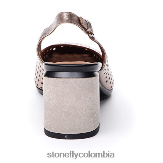 zapatos Stonefly bridget 7 laminado lth champán DDL64X78 mujer